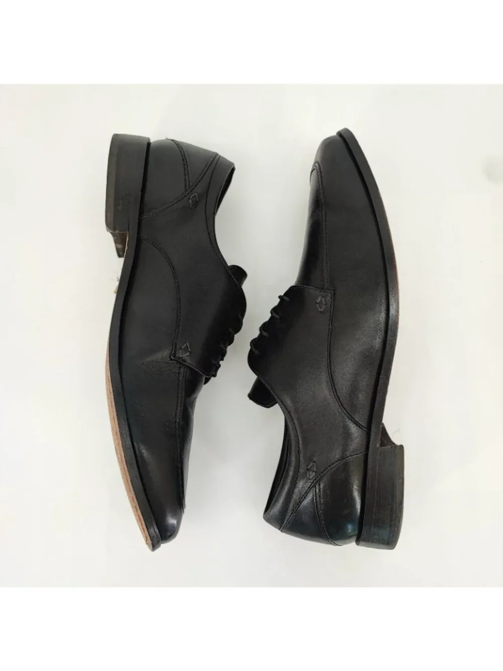 Cole Haan Men's Size 11.5 D Dress Shoes Black Leather Sole Luxury Oxford 18359